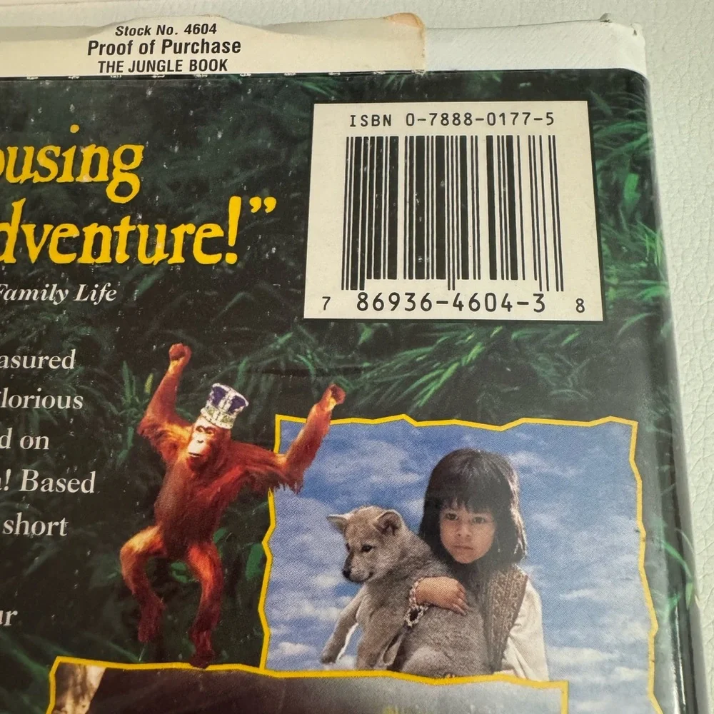 Walt Disney The Jungle Book VHS tape